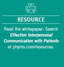 Read the whitepaper: Effective Interpersonal Communication with Patients