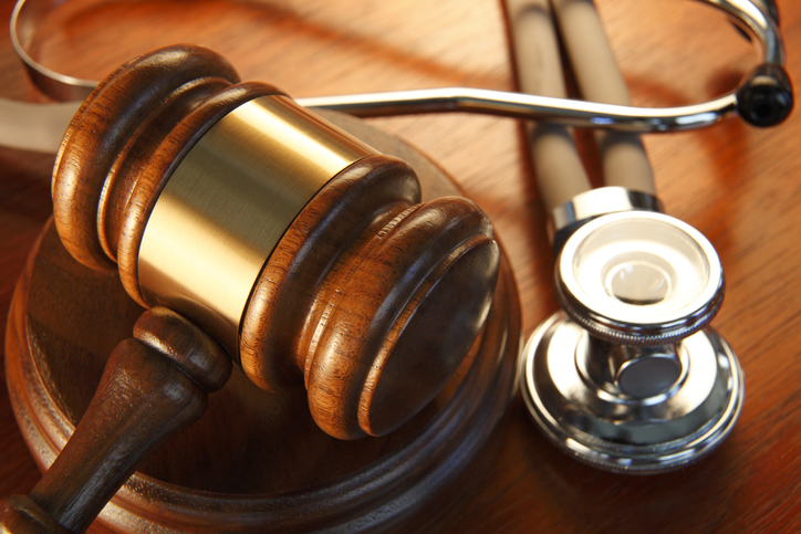 Gavel and stethoscope